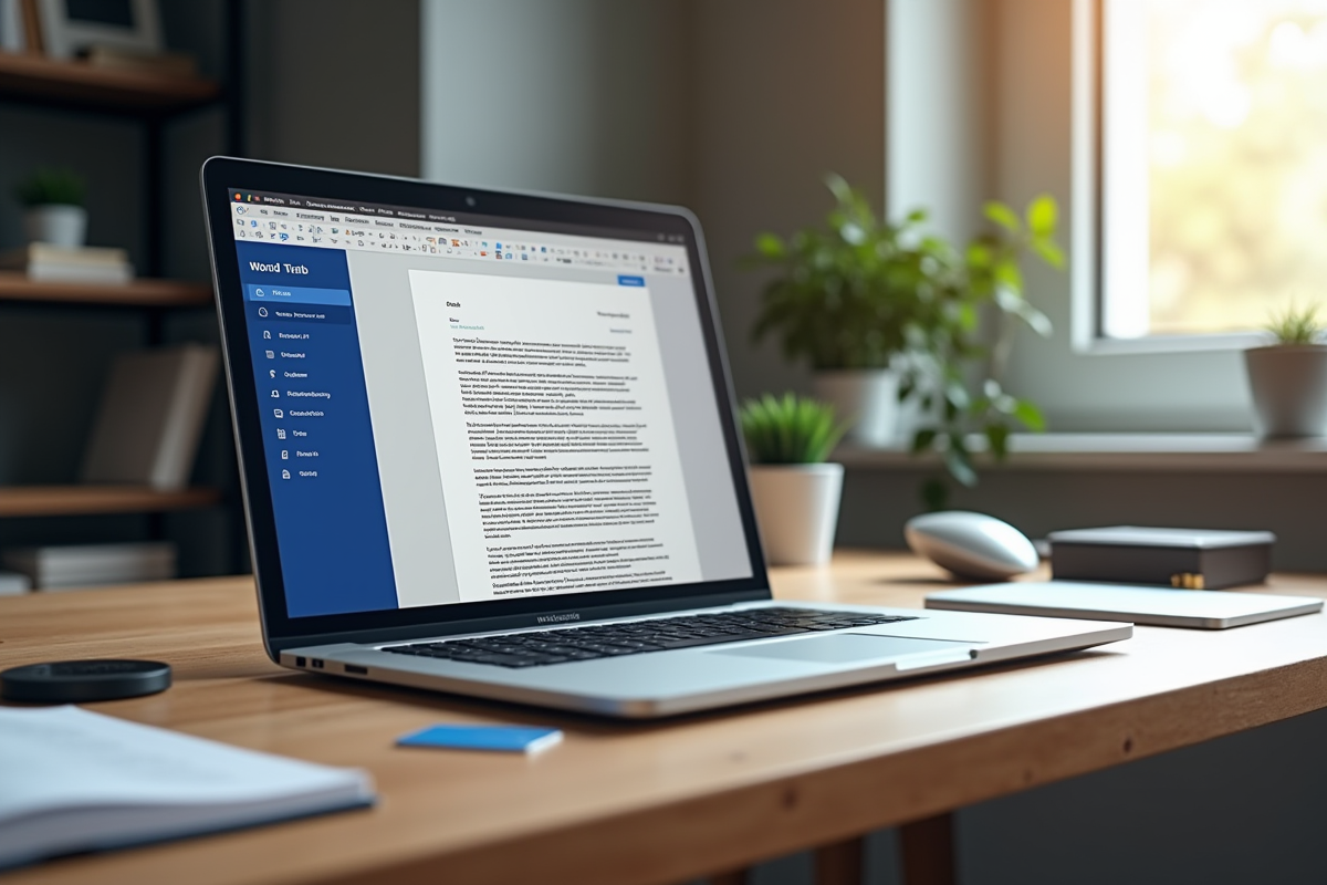 Espace de travail moderne avec ordinateur portable et fichiers